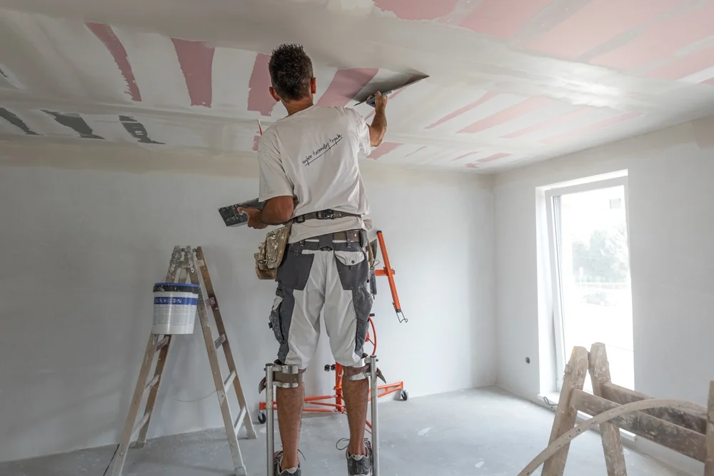 Drywall installation in Spruce Grove